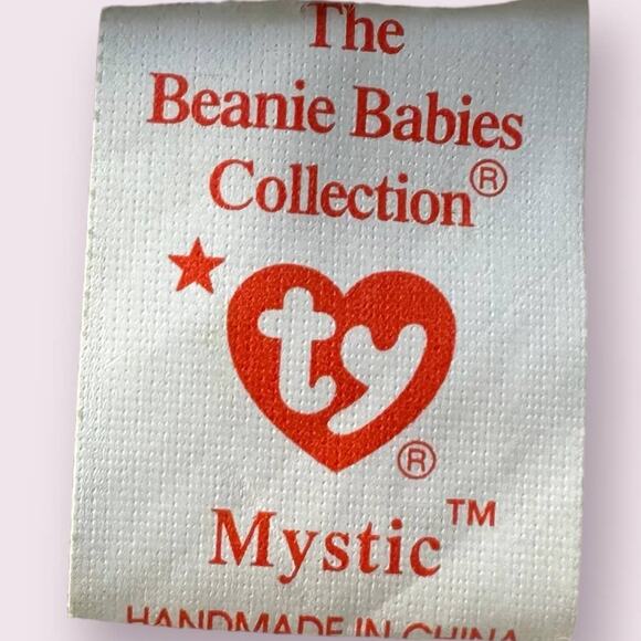 The Beanie Babies Collection Mystic TY 1993 Unicorn - Picture 5 of 6